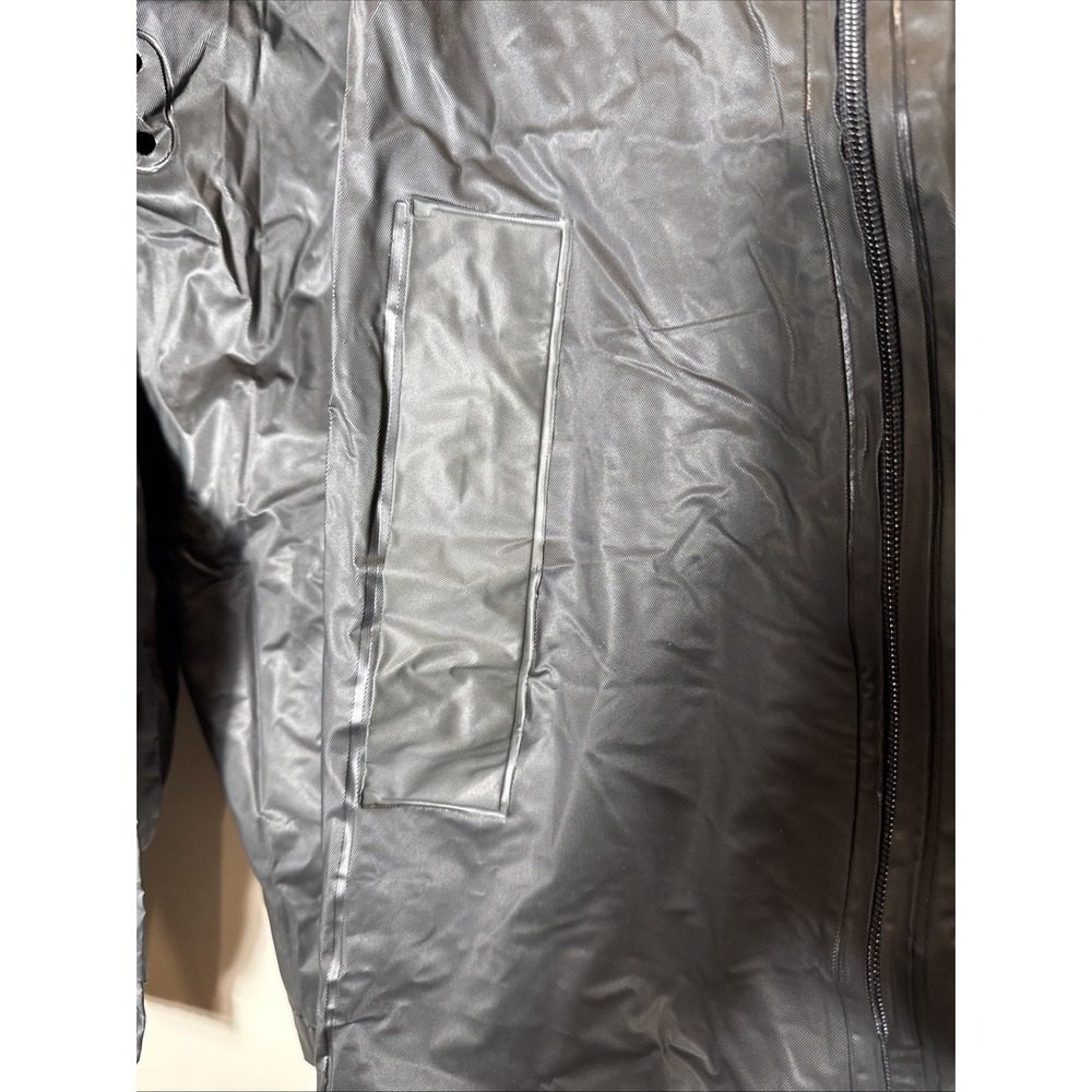 Vintage SALEM Fresh On The Scene Rain Windbreaker Zip Jacket PVC - Picture 7 of 9